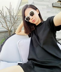 2014春夏新款 质感罗马布简约长款T恤，引领女装批发新风尚